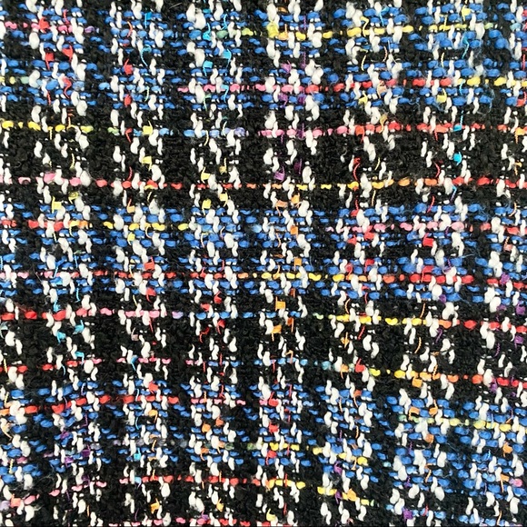 SIMON Chang Collection Tweed Fringe Coat - Picture 7 of 11